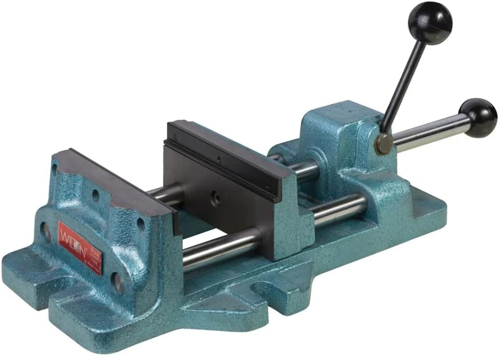 Wilton Cam-Action Drill Press Vise, 6' Jaw Width, 6-3/16' Max Opening (Model 1206)