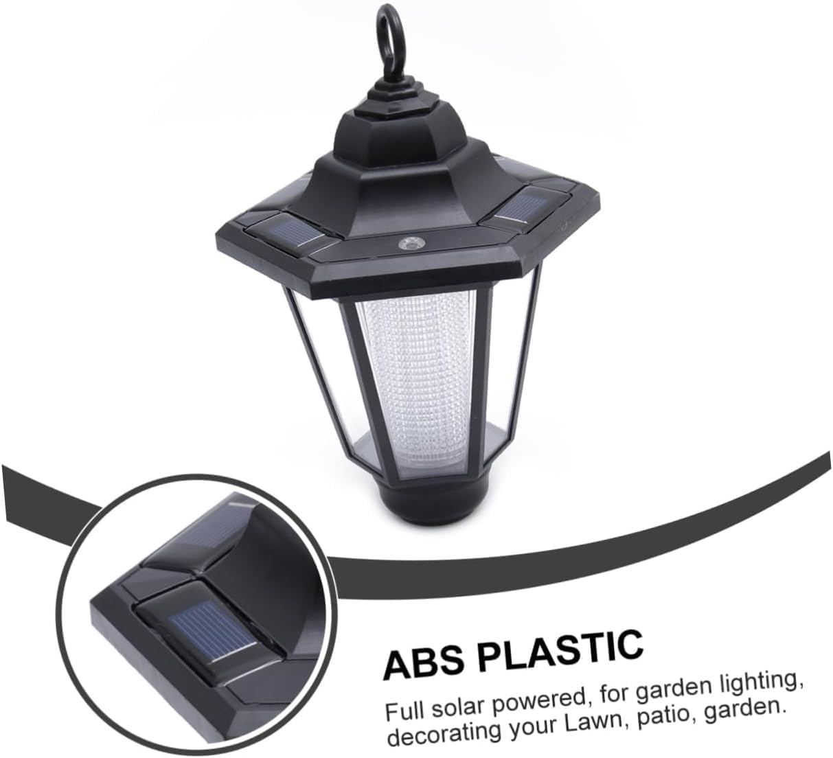 2pcs Decor Road Light Solar Landscape Spotlights Solar Powered Landscape Lights Stake Flower Lights Solar Lights Bright Pathway Lawn Garden Retro hexagonal lawn lamp, palace shaped wall lamp, garden v