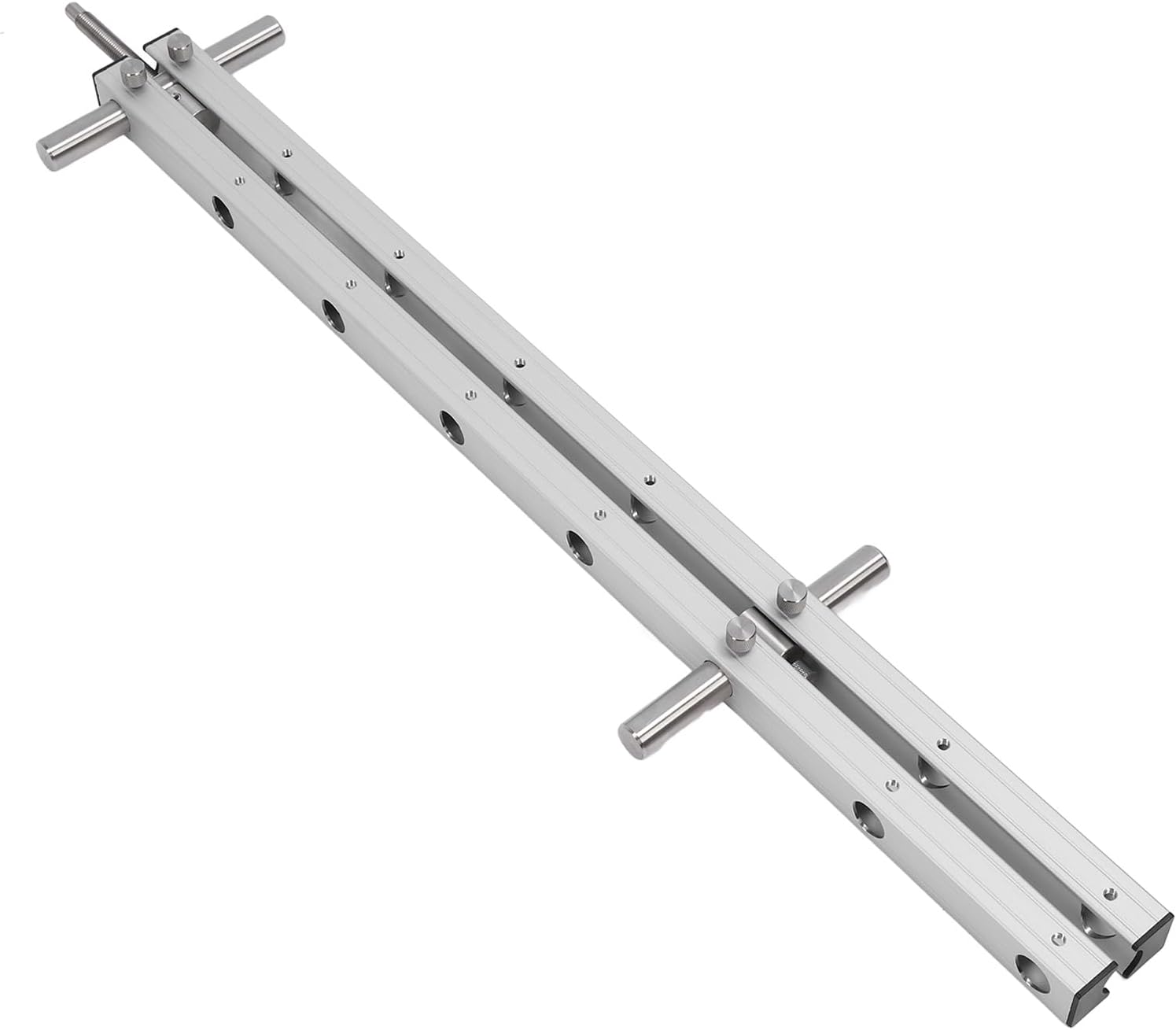 Heavy Duty Woodworking Clamp, 640mm Width, 499KG Clamping Force, Aluminum Alloy Build, Quick Setup, Protective Soft Pads, for Furniture and Crafts