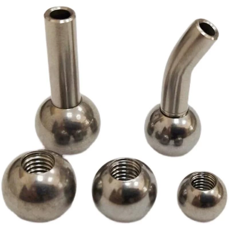 SS304 Ball Knob Nuts with Female Threaded Hole - OD Diameter 5mm-60mm, Compatible with M2-M20 Screws(5PCS 40mm x M5)