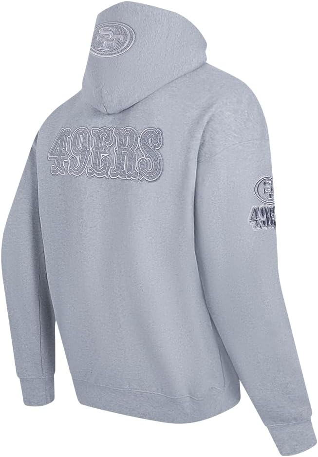 Pro Standard Mens NFL Reverse French Terry Brushed Back French Terry Pull Over Hoodie