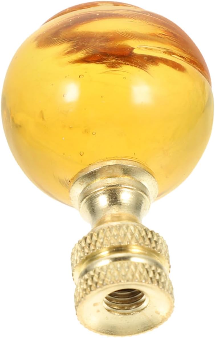 lamp 2pcs Lighting Desk Lights Standing Floor Lamp Desk Lamp Floor Lamps Decorative Lights Lamp Finials Decorative Finial Decor Lamp Finial Cap Knob Nut Crystal Ball Copper lamp (ge 4.55X2.80X2.8
