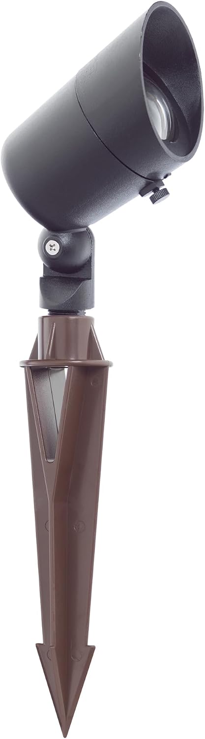 Westgate Lighting LED Directional Landscape Lights Die - Cast Aluminum Housing - IP67 Waterproof - 12V AC - 36° Beam Angle - All Accessories Included (12 Black)