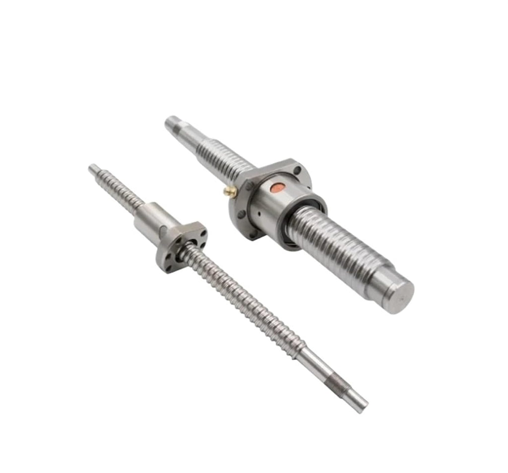 Linear Motion CNC Ball Screw Ball Screw SFU2010 1000-1500mm C7 Roller Screw with Single Ball Nut Dia 20mm Pitch 10mm for CNC Parts(1050mm)