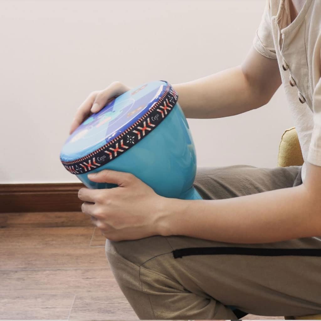 PAASHE Unique Drum Handmade Drum Handmade 8 Inch African Djembe Drum Portable Ethereal Drum Boys Girls Percussion Instrument Handpan Drum