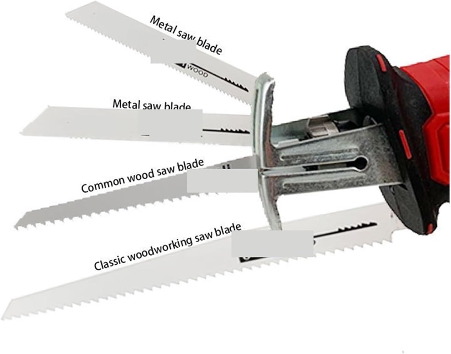 Reciprocating Saw, Cordless Electric Reciprocating Saw Wood Metal Pipe Cutting Saw Electric Cutting Saw Tool