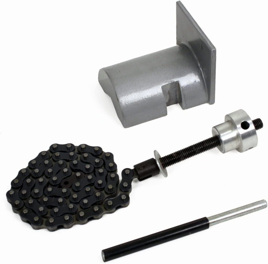 Toledo Pipe KIT HC 3092 Pipe Hole Cutter Chain Vise and Milwaukee 1660-6 1/2' Compact Drill 450 RPM