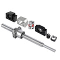 Linear Motion CNC Ball Screw 1pcs Ball Screw SFE1616 Ball Nut End Machined+BKBF12+DSG1616H Nut Housing+XB25*30-8 * 10mm Coupling(650mm)