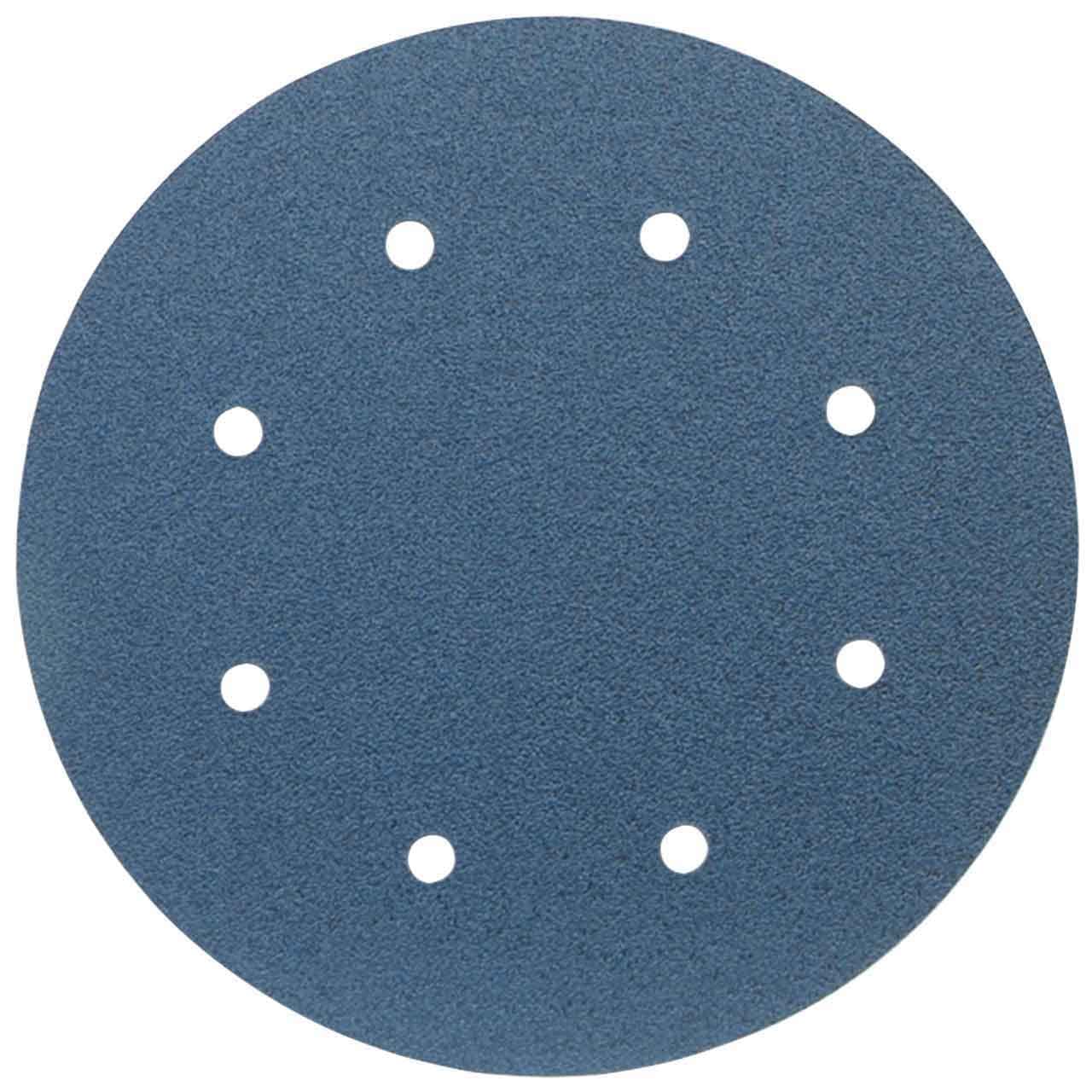 Norton 66261123596 23596 H875 Series Vacuum Sanding Disc, 8 in, 80 Grit, Zirconia Alumina, PSA Attachment