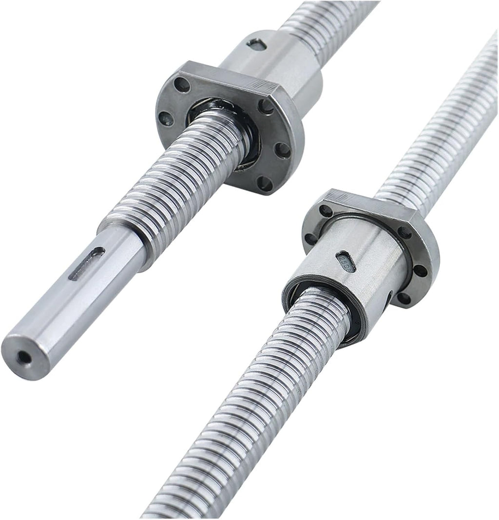 Lead Ball Screw with nut C3 Level Ground SFU2010 Ball Screw R20 Lead 10mm Ball Nut （0.001mm/300mm）(400mm)