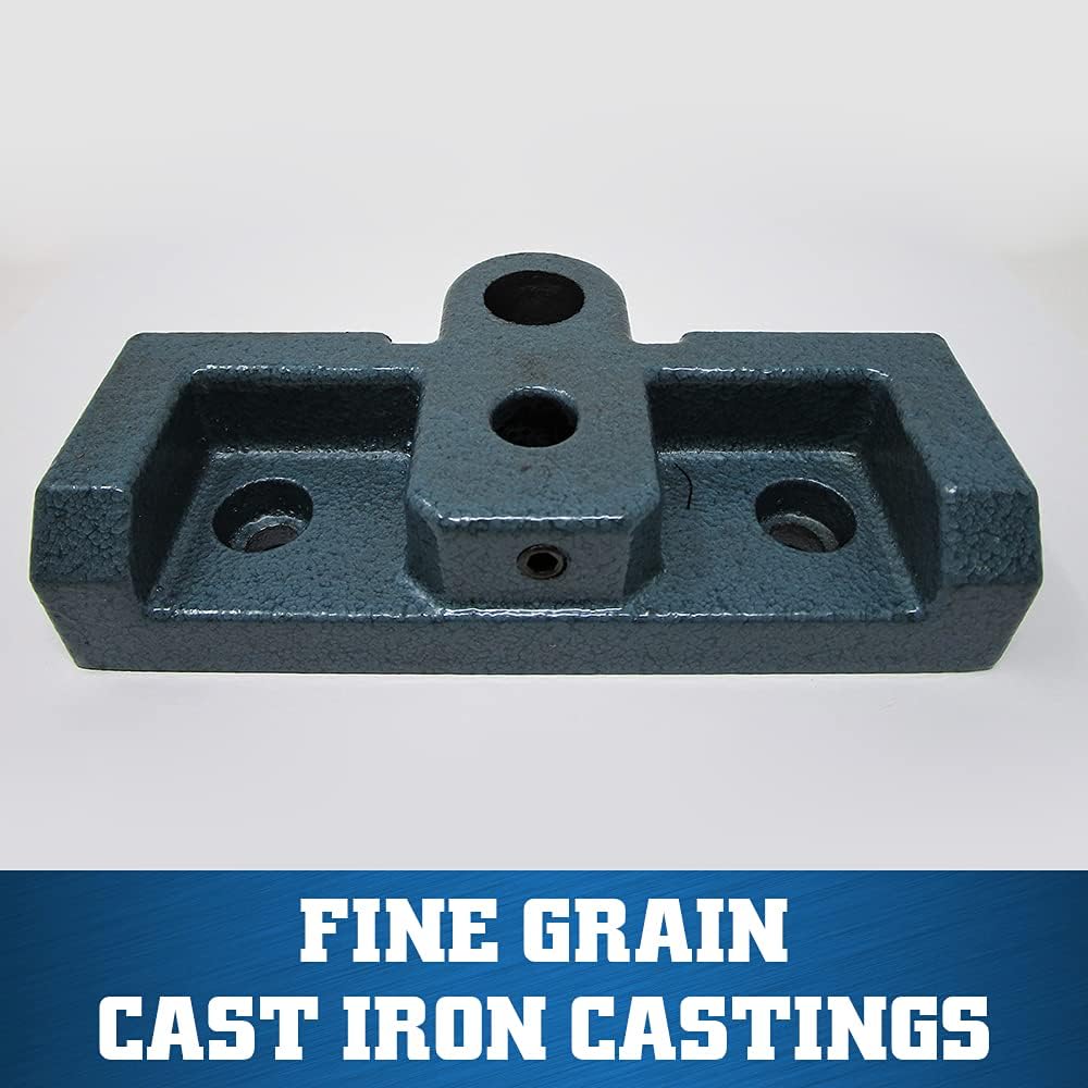 Wilton Low-Profile Drill Press Vise, 6' Jaw Width, 6' Jaw Opening, 2' Jaw Depth (Model LP6)