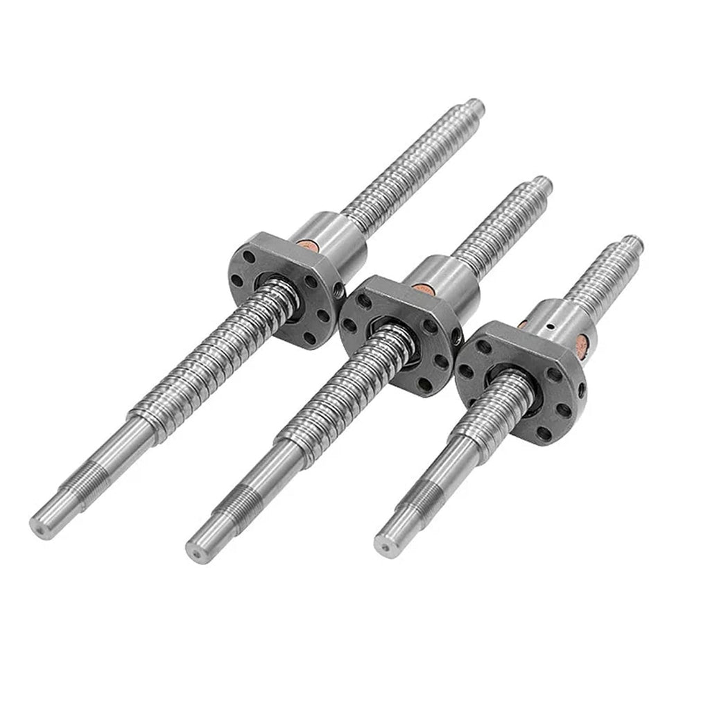 1pc SFU2005 SFU2010 20MM Diameter 5mm 10mm Lead End Machined Ballscrew Rod + Single Ball Nut(SFU2010,350mm)