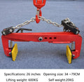 Heavy Duty Alloy Steel Lifting Clamps-Jaw Opening 4 Inch, Thicken Non-slip Lifting Clamp Vertical Plate Clamp, For Lifting And Transporting Steel Plate(B4)