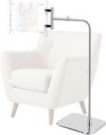Novabright Adjustable Embroidery Stand with Side Clamp—Needlework Frame Holder for Cross Embroidery, Punch Needle, and Hand Sewing Projects Fits Scroll Rods up to 20 Inches & Q-Snap Frames