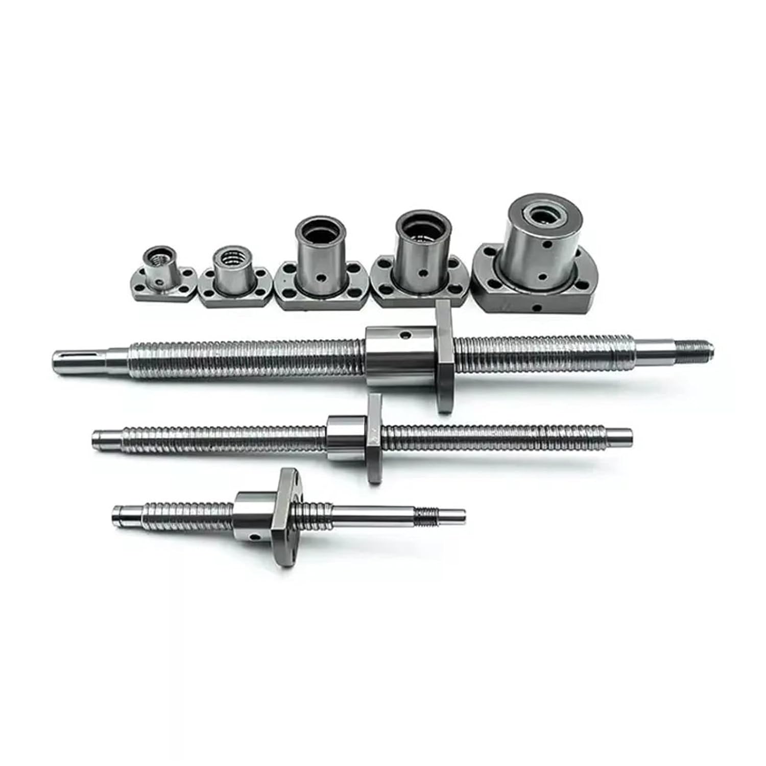 C5 Miniature Ball Screw SFK0801 8mm 10mm 0801 Length100 150 200mm with SFK Ball Nut 3D Printer(SFK0801 End Machined,250mm)