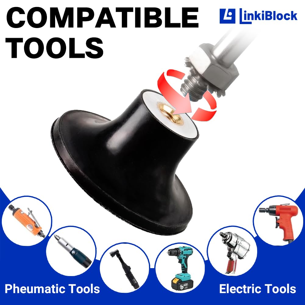 1000Pcs 2 inch R-Type Quick Change Zirconia Surface Conditioning Sanding Discs Set 120 Grit with Adapter & Backing Pad