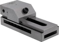 CME Screwless-Type Toolmaker's Vise, 4' Jaw Width, 4 15/16' Maximum Opening, High-Precision Workholding Vise With Multi-Orientation Mounting For Milling, Inspection, Grinding, Wire EDM