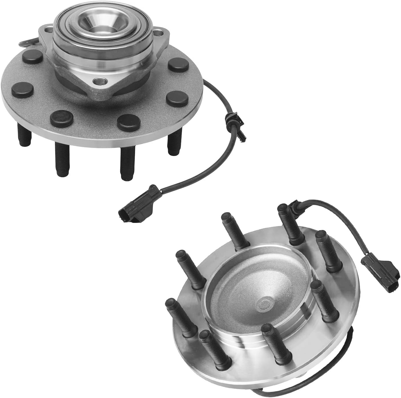 Detroit Axle - 12pc Front Suspension Kit for 2003-2005 Dodge Ram 2500 3500 Truck, 2 Wheel Bearing Hubs Assembly 2 Lower Ball Joints 4 Inner Outer Tie Rods 2 Sway Bars 2 Boots 2004 Replacement