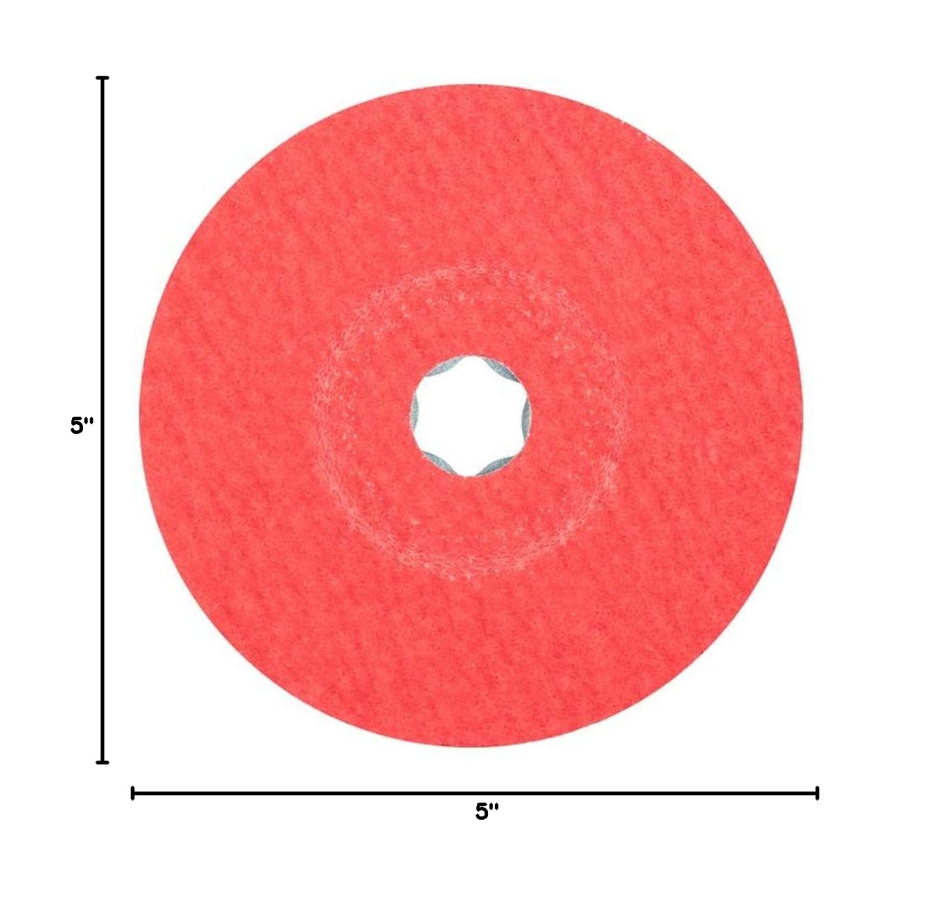 PFERD 40735 COMBICLICK Fiber Disc 5' Dia. Ceramic Ox. CO-Cool 60 Grit (25pk)