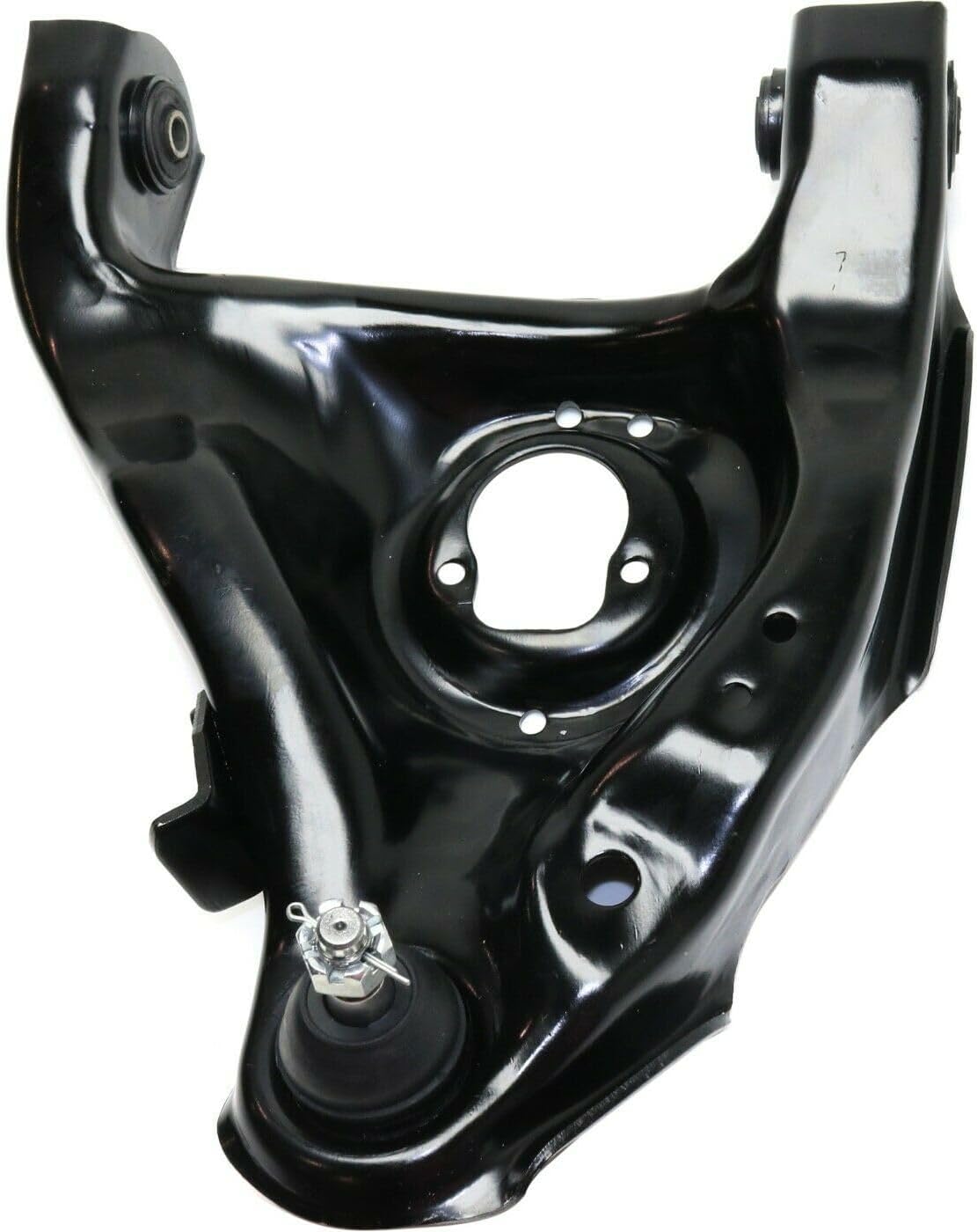 Control Arm Assembly for GMC & Chevy Trucks Front Lower Right Passenger Side with Ball Joints Rubber Bushing Stamped Design Includes Nuts Control Arm Feature
