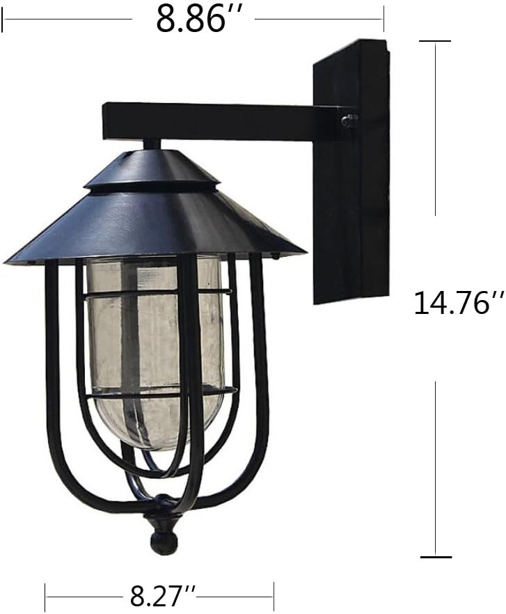 Kiven Incandescent/LED Flood Light Outdoor Super Bright Security Lights Waterproof Landscape Spotlight, Floodlight with 2-Prong US Plug and Waterproof ON/Off Switch