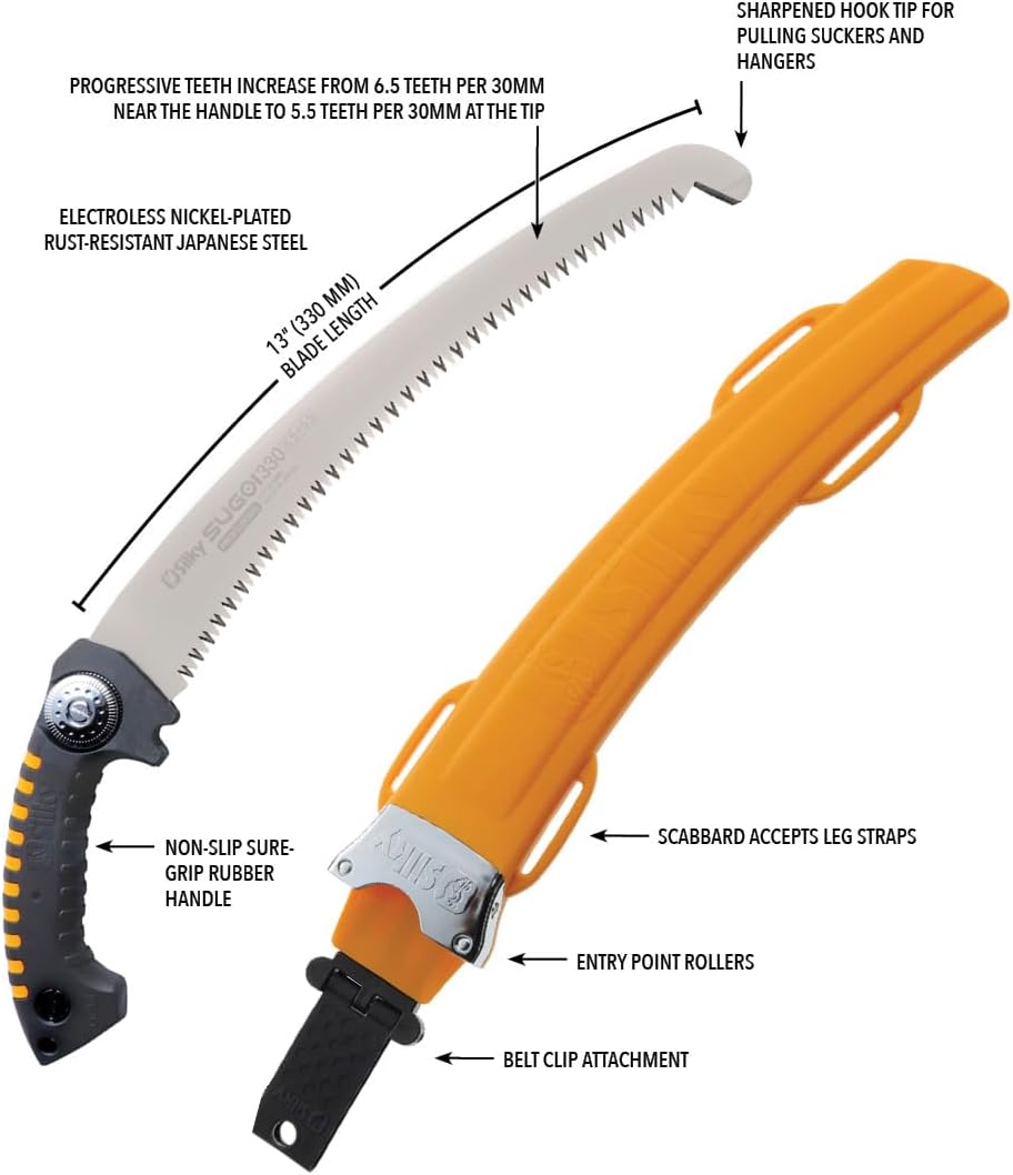 Silky Professional SUGOI Curved Hand Saw 330mm XL Teeth (390-33)