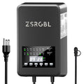600W Low Voltage Transformer with 2 Zone Independent Control 120V AC to 12/14V AC Outdoor Weatherproof Landscape Lighting Transformer with Photocell Sensor and Timer for Spotlights, ETL Listed