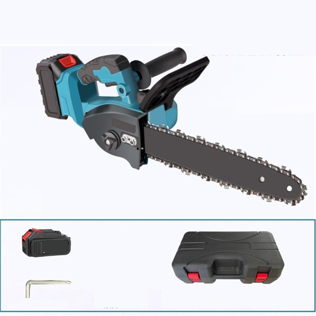 Reciprocating Saw, 12' Cordless Chainsaw Handheld Garden Electric Chain Saw For Tree Branch Wood Cutting