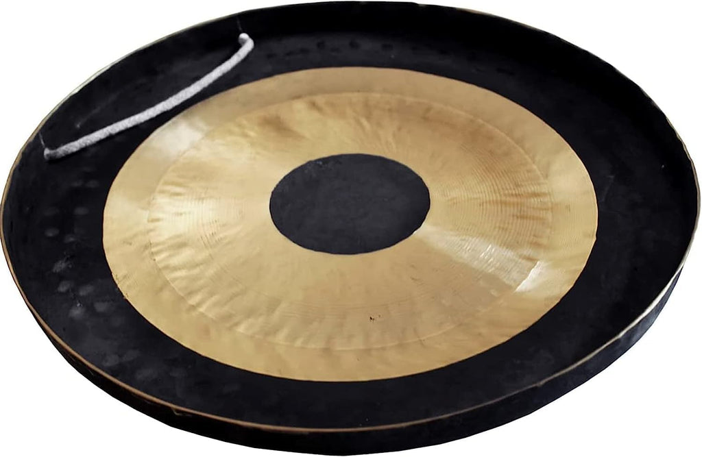 Arborea 24' Chau Gong Includes Gong Mallet & Hanging String Chinese Gong for Sound Healing Home or Office Large Meditation Gong