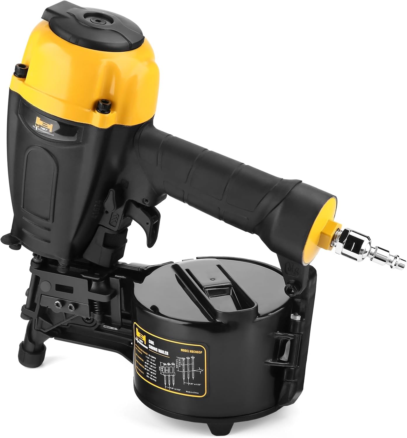 HBT HBCN65P 15 Degree 2-1/2-Inch Coil Siding Nailer with Magnesium Housing