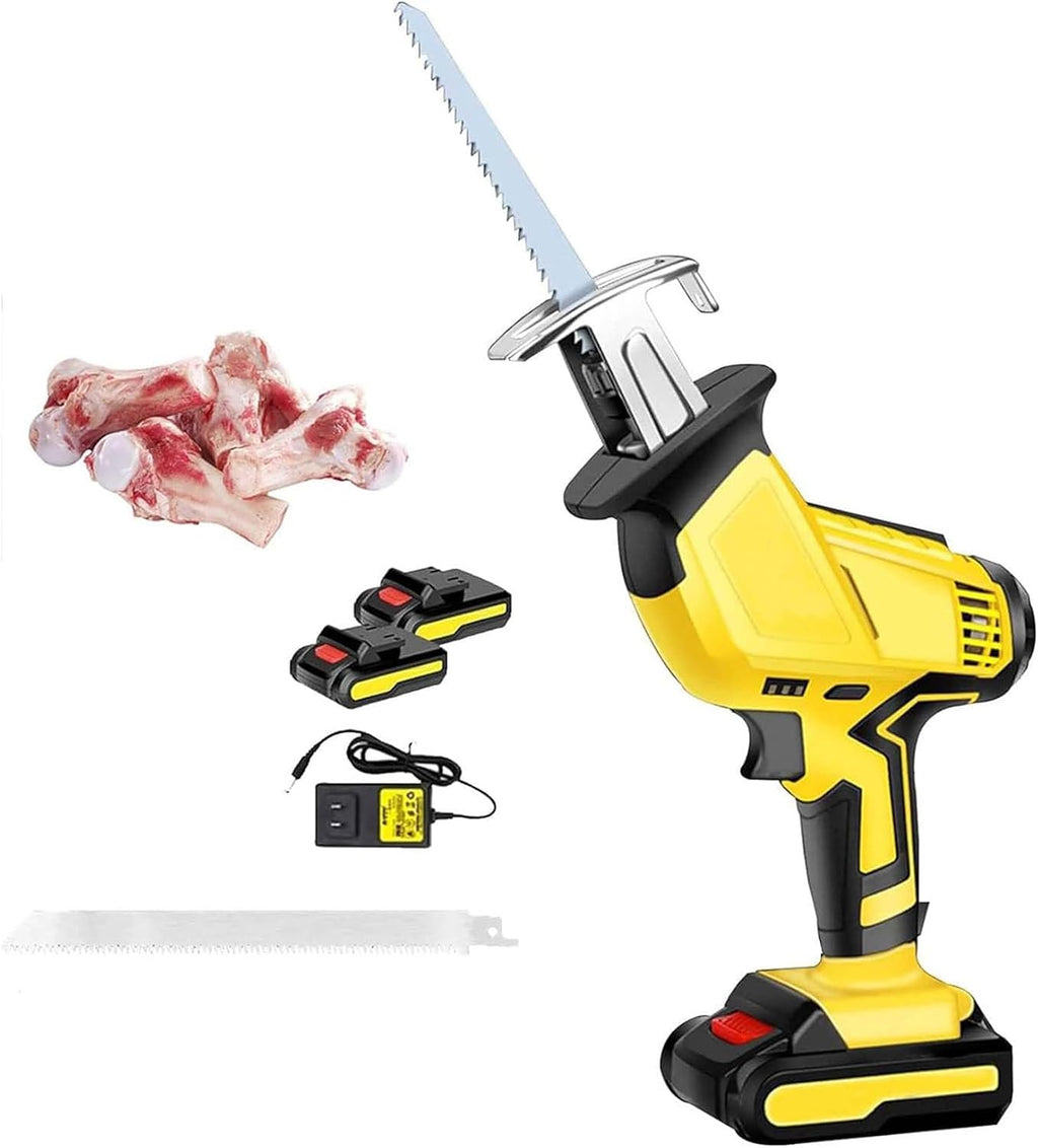 Electric Reciprocating Bone Saw Multifunction Reciprocating Saw Portable Electric Bone Saw Cordless Reciprocating Saw for Wood Trees Metal PVC Pipe Cutting