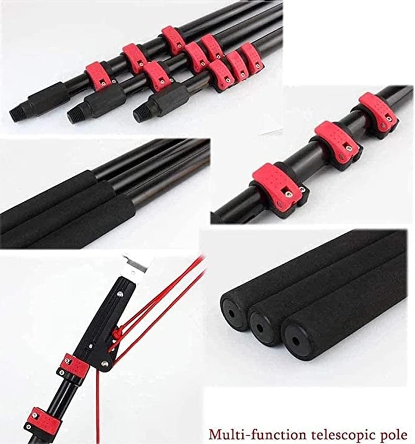 Telescopic Tree Pruners Professional Telescopic Pole Saws Height Extendable Pruning Saw Gardening Branch Saw Loppers Cutter Trimmer Tools for Trimming