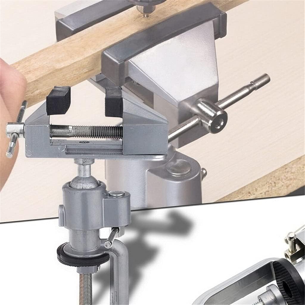 Universal Table Vise with 360 Degrees Swiveling Clamp for Crafting Painting Sculpting Electronics Soldering