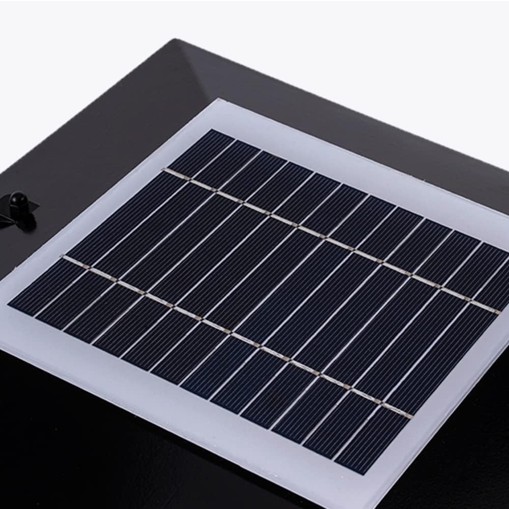 LED Solar Pillar Post Light Outdoor Waterproof Column Lamp Victorian Garden Fence Entrance Stigma Lamp Traditional Landscape Street Light