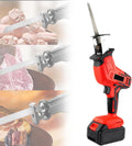 Cordless Reciprocating Saw- Led Illuminated, Electric Saber Saw Set, Cutting Electric Saw,for Cutting Bones/Branches/Metal Pipes Variable Speed