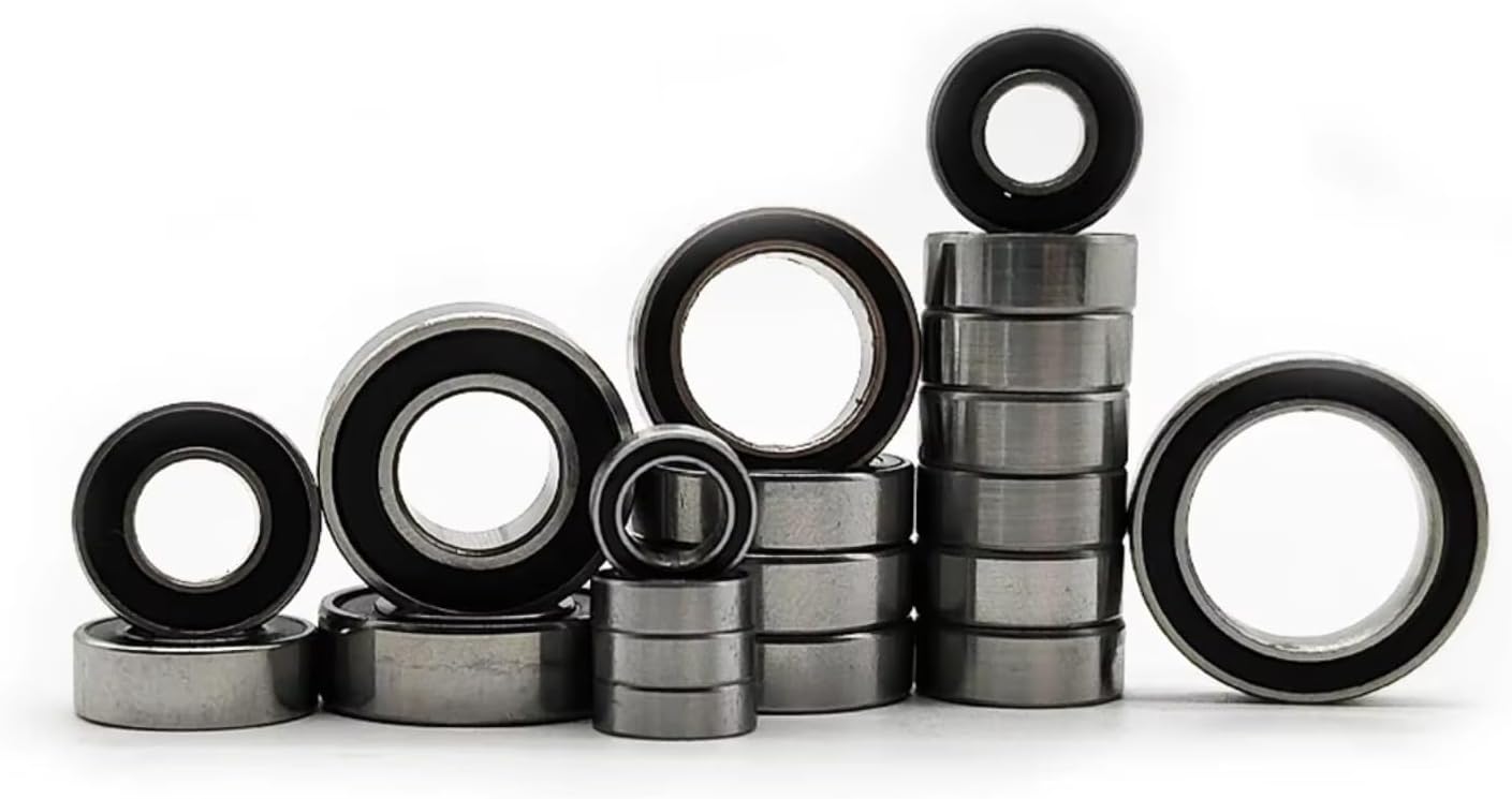 Rc Bearing Toys Parts For Traxxas For Stampede 4x4 1/10 20Pc Steel Complete Ball Bearings Kit Black Rubber Sealed Pre Greased 4WD Monster Truck Car Rc