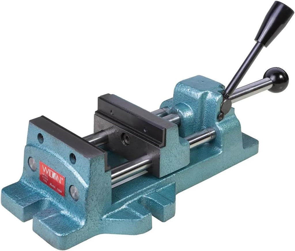 Wilton Cam-Action Drill Press Vise, 4' Jaw Width, 4-11/16' Max Opening (Model 1204)