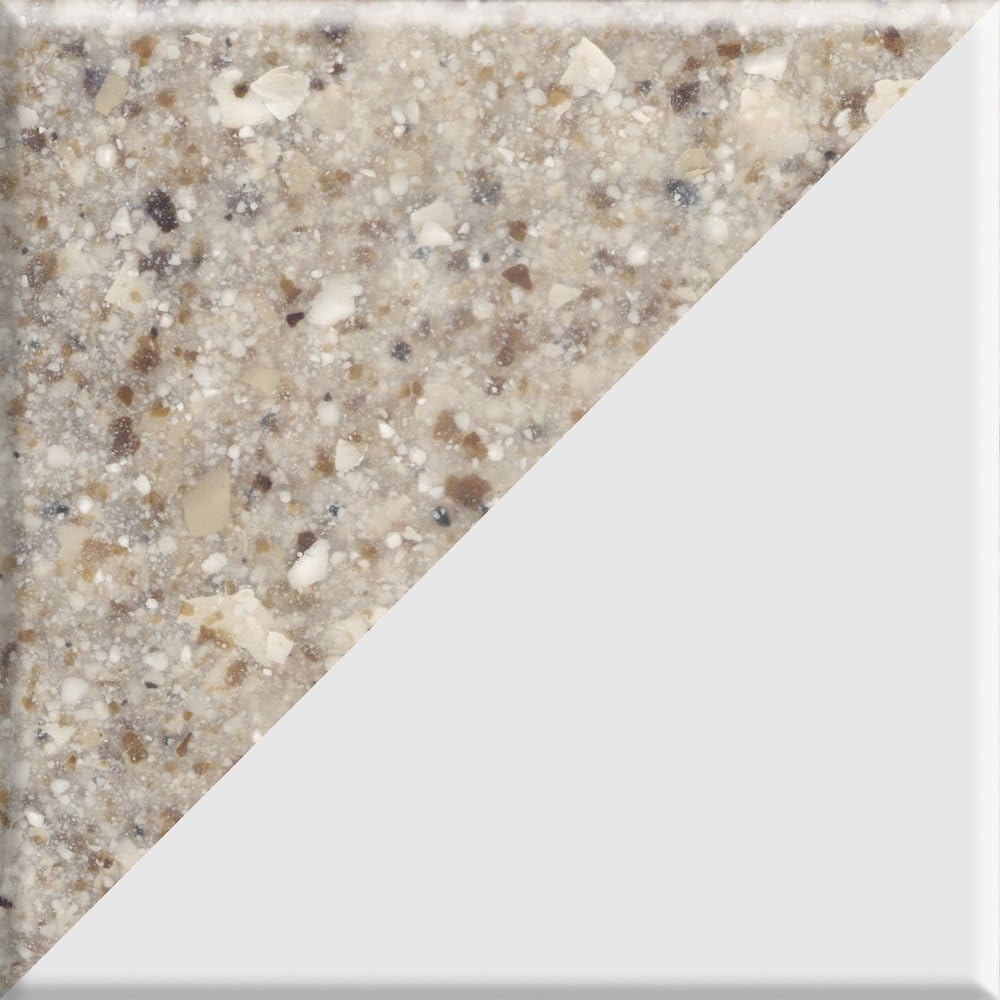 Transolid Charlotte2231-LWB Charlotte Cultured Marble 4' Center set Single-Bowl Vanity Top, 31' x 22', Latte