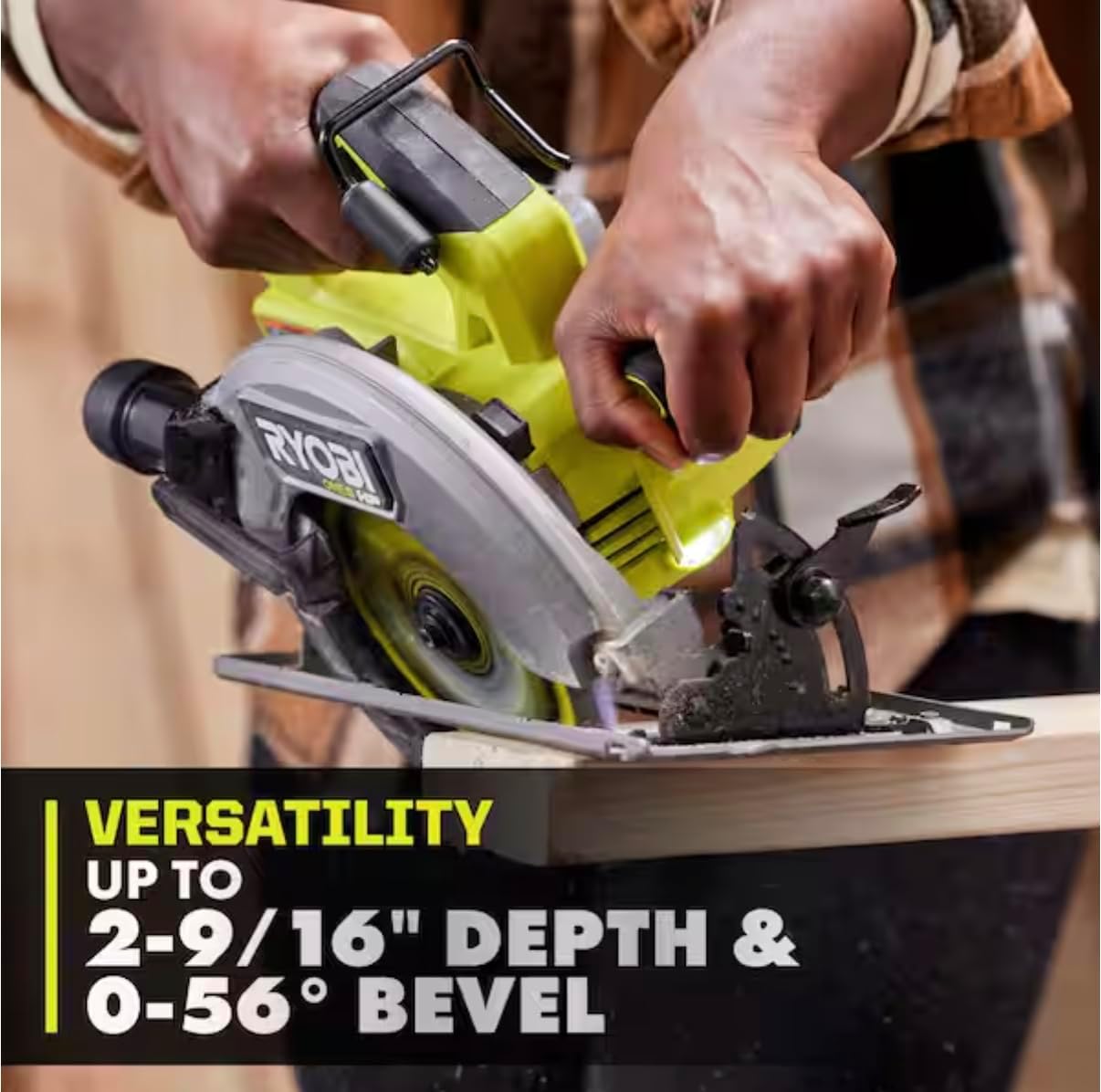 RYOBI ONE+ HP 18V Brushless Cordless 7-1/4 in. Circular Saw (Tool Only)