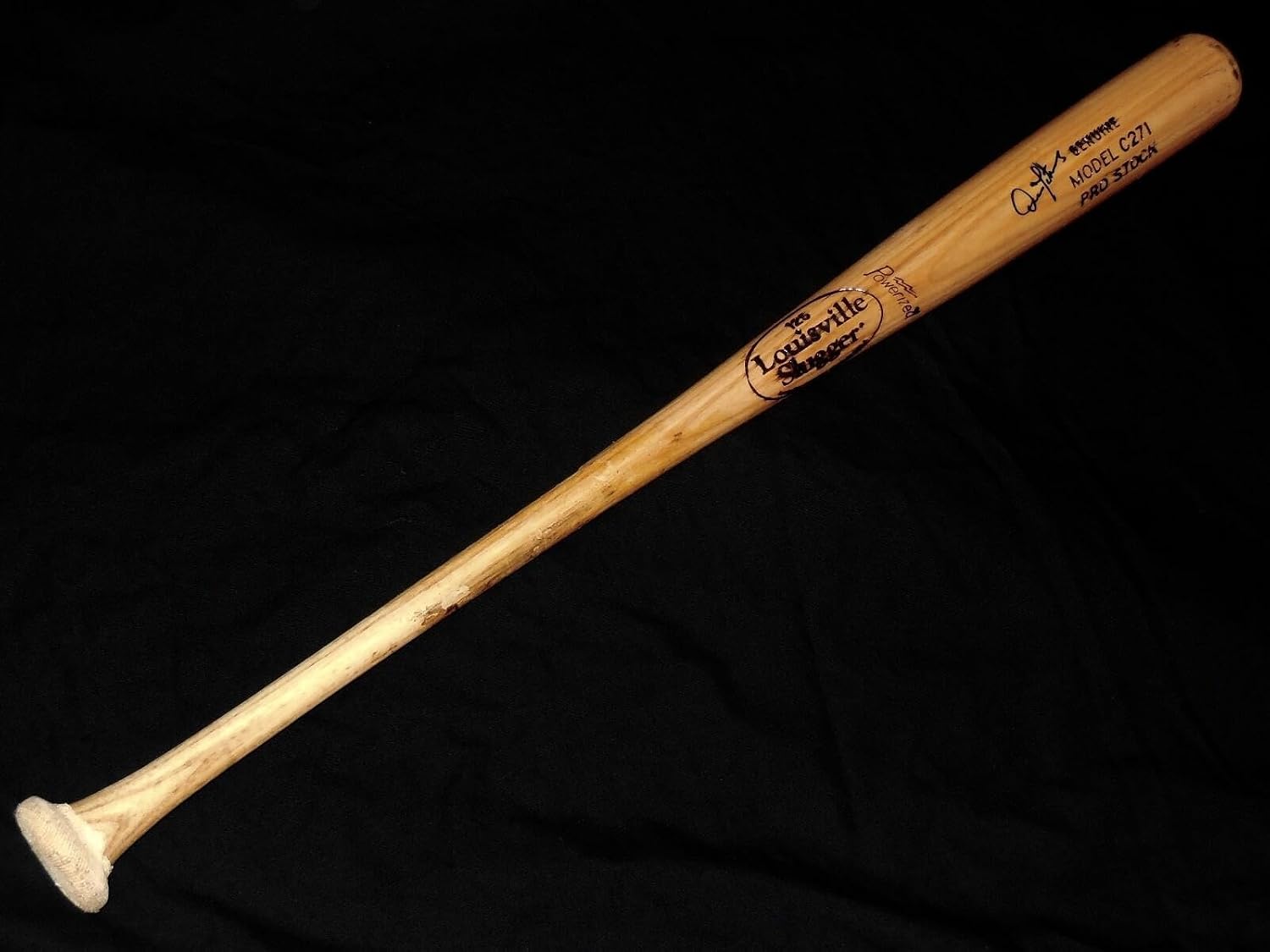 DENNIS MARTINEZ AUTOGRAPHED BAT (BALTIMORE ORIOLES) - Spring Training Used Bat! - Autographed MLB Bats