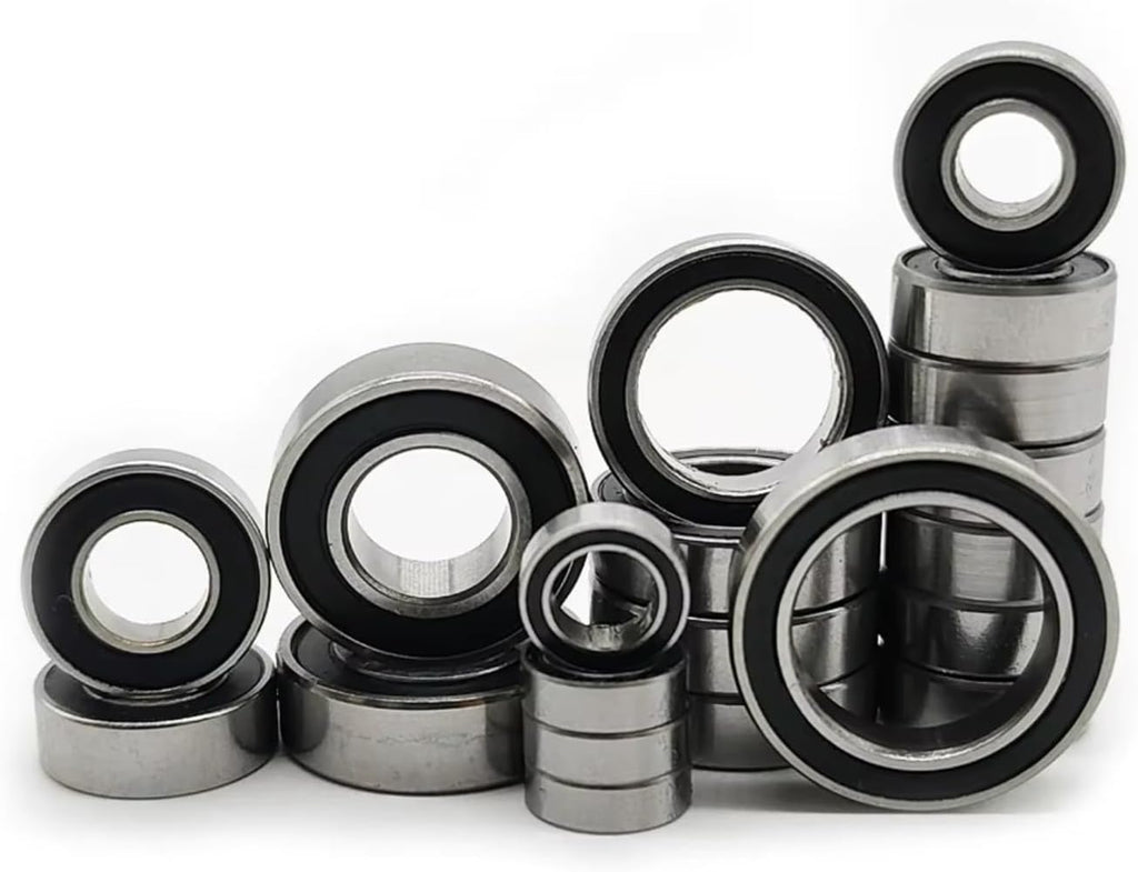 Rc Bearing Toys Parts For Traxxas For Stampede 4x4 1/10 20Pc Steel Complete Ball Bearings Kit Black Rubber Sealed Pre Greased 4WD Monster Truck Car Rc