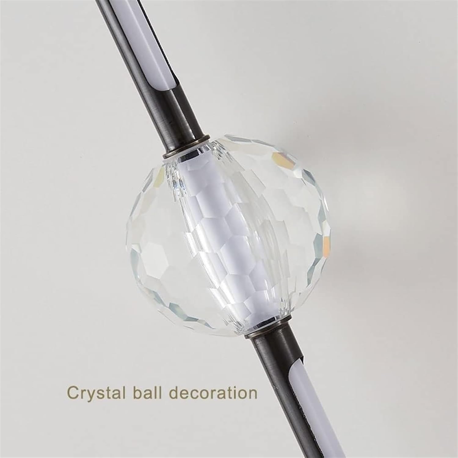 Color Mode Copper Polished Wall Mount Fixtures Crystal Ball Decoration Indoor Linear Wall Lamp 52 Inches Long Led Wall Light 28W Art Sconce for Living Room Hallway