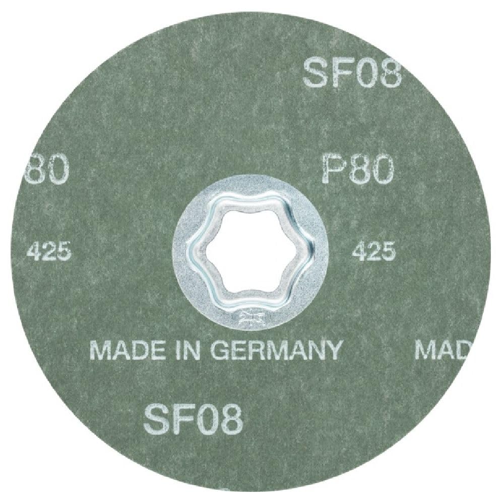 PFERD 40030 COMBICLICK Fiber Disc, 5' Dia. Silicon Carbide C, 80 Grit (25pk)