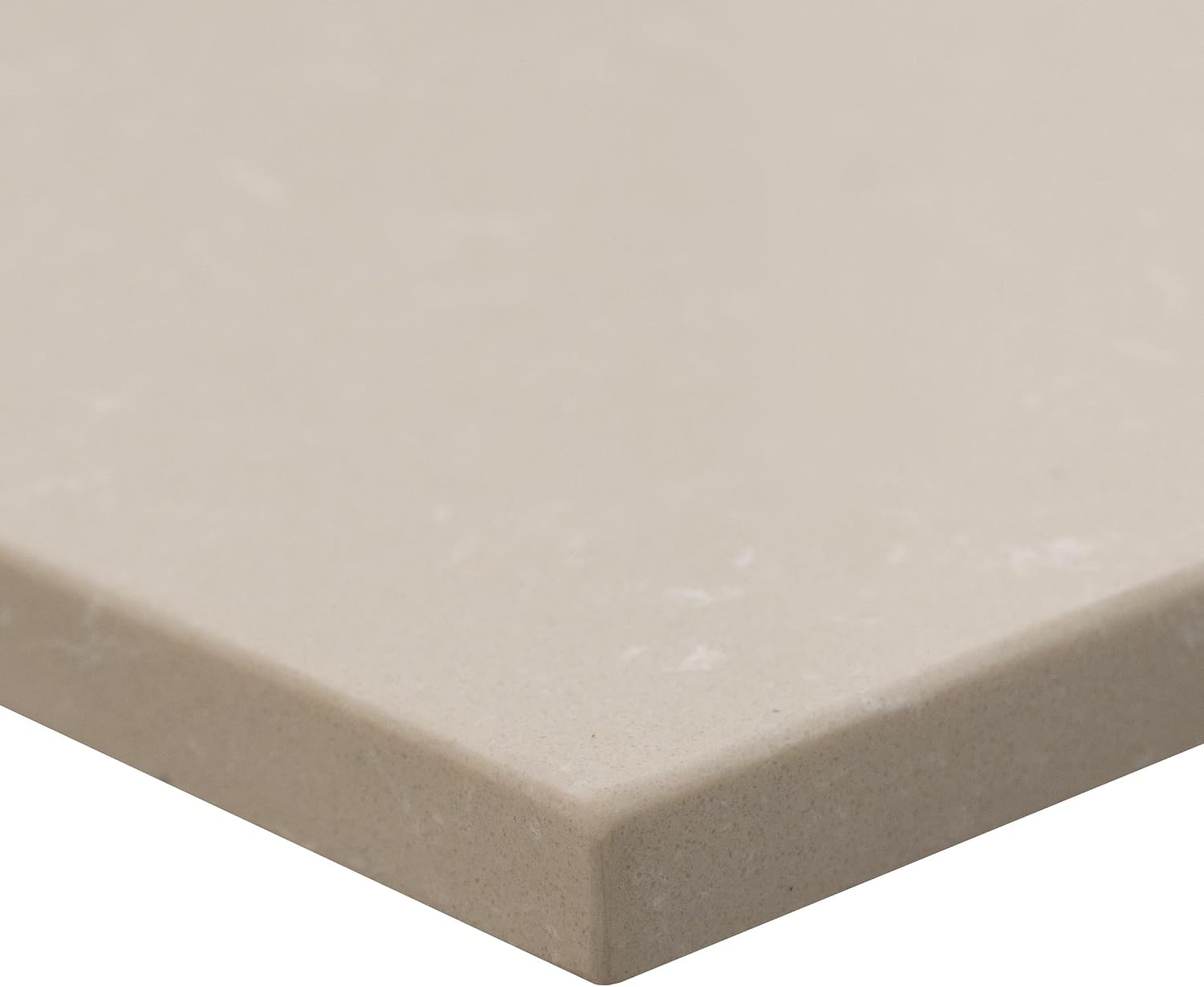 MSI Cosmic Sand Vanity Top with Under Mount Rectangle Ceramic Sinks, Engineered Marble Stone, 4' CC Faucet Holes, 49'X22'