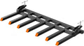 Garvee Clamp On Debris Forks to 68' Bucket, 5400lbs Capacity Heavy Duty Clamp On Pallet Forks Bucket Forks Attachments Fit for Loader Bucket Skidsteer Tractor