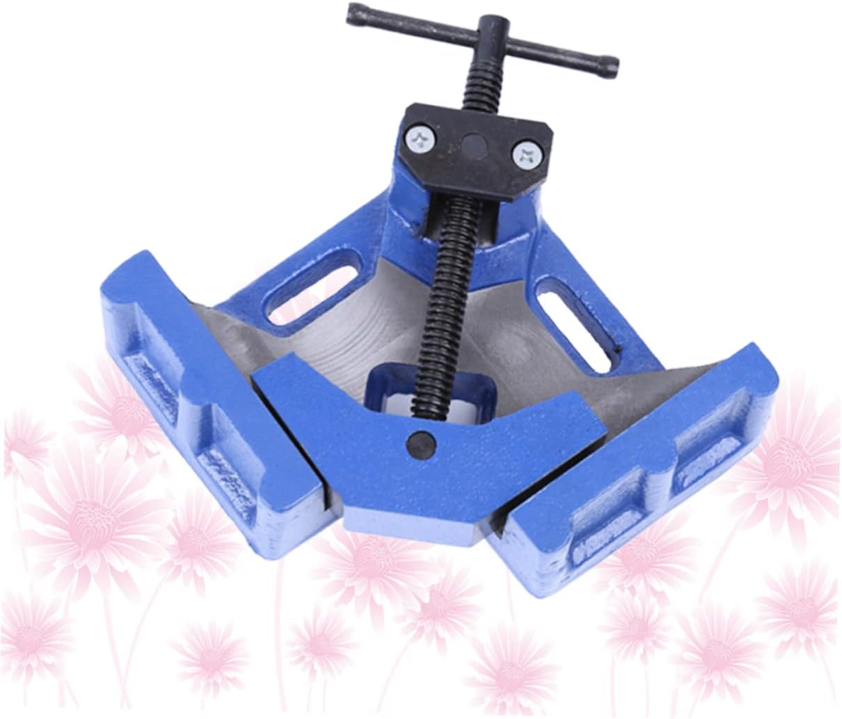 Iron Right Angle Clamp Wood Angle Clamp Skid Handle for Woodworking Framing Welding