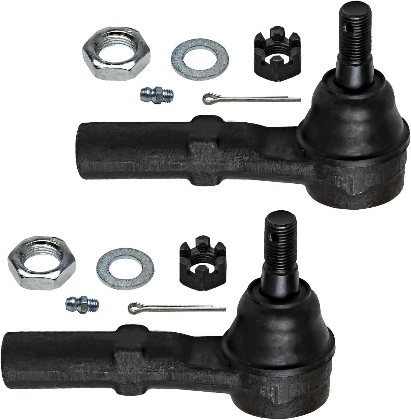 Detroit Axle - 12pc Front Suspension Kit for 2003-2005 Dodge Ram 2500 3500 Truck, 2 Wheel Bearing Hubs Assembly 2 Lower Ball Joints 4 Inner Outer Tie Rods 2 Sway Bars 2 Boots 2004 Replacement