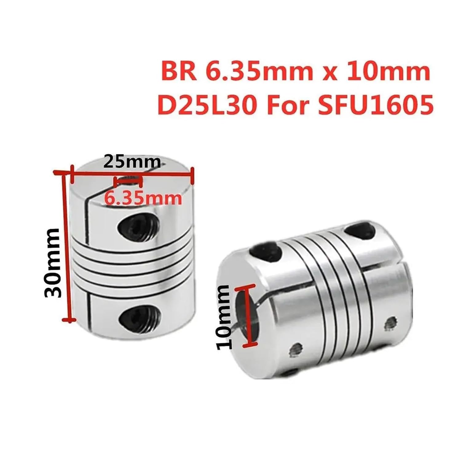 Metal Ball Screw nut SFU1605 450mm Ball Screw Set BK12 BF12 Support Coupler DSG16H Ball Nut Housing 6.35x10mm