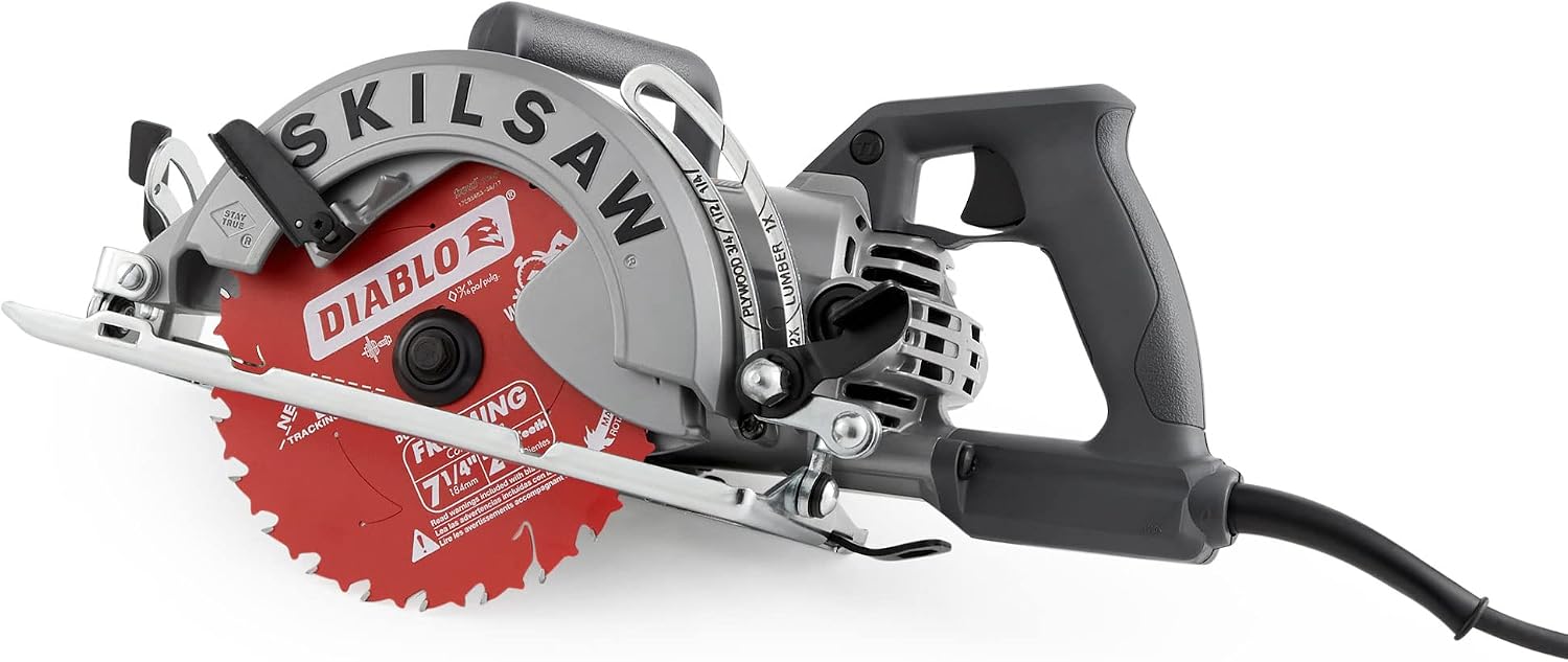 SKIL 7-1/4' Worm Drive Corded Circular Saw-SPT77W-22