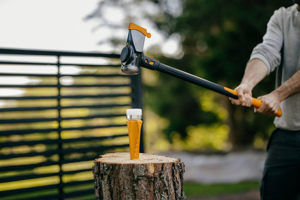 Fiskars IsoCore Builder's axe, XXL, Length: 92 cm, Weight: 5.22 kg, Black/Orange, 1020220